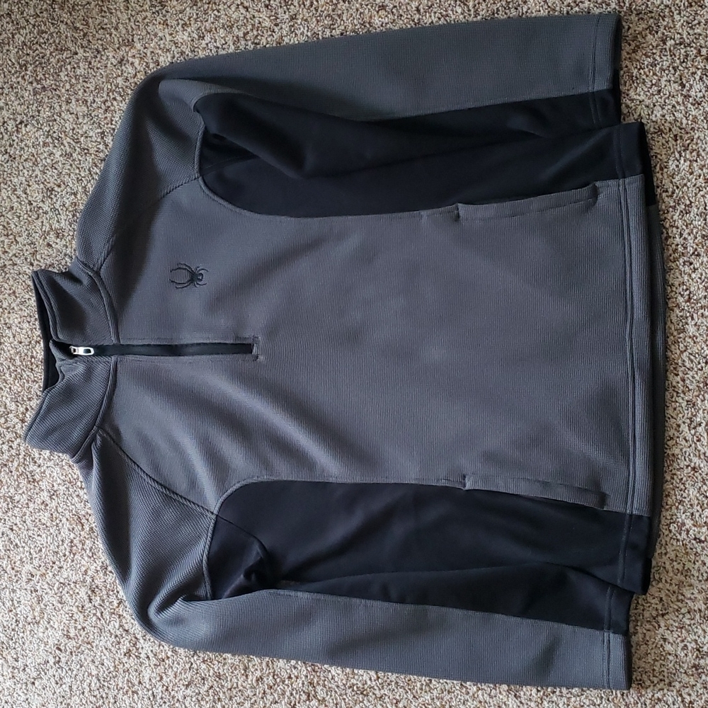 Mens 1/4 zip Spyder pullover